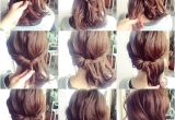 Easy Tie Up Hairstyles for Short Hair Short Hair Updos How to Style Bobs Lobs Tutorials