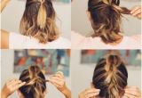 Easy Tied Up Hairstyles for Short Hair Lob Hairstyle