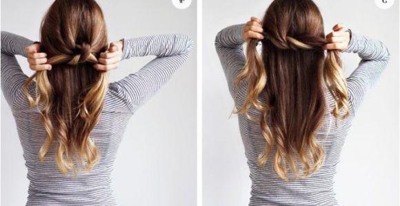 Easy Tied Up Hairstyles Simple Tied Up Hairstyles