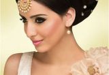 Elegant Hairstyles for Indian Wedding Indian Bridal Updo Wedding Hairstyles Pinterest