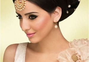 Elegant Hairstyles for Indian Wedding Indian Bridal Updo Wedding Hairstyles Pinterest