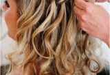 Formal Hairstyles Loose Curls Loose Curls with A Simple but Elegant Braid Detail Makes the Perfect