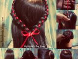 Four Braid Hairstyle Valentine S Day Special Hairstyles Heart Braid Four Strand Braid