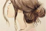 Girl Hairstyles Art Gallery for Girl Tumblr Hair Drawing Aes Artsy