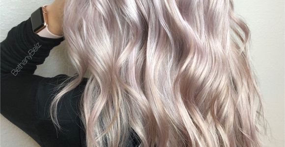 Haircuts Roseville Platinum Highlights with A Lilac Glaze and Long Layers by Bethany