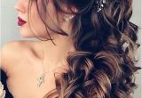 Hairstyle for Wedding Occasion Peinados De Lado Semirecogidos Con Ondas Bucles Y