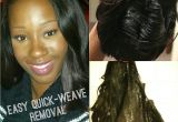 Hairstyles after Removing Braids Quick Weave Removal In Minutes Tutorial Hair