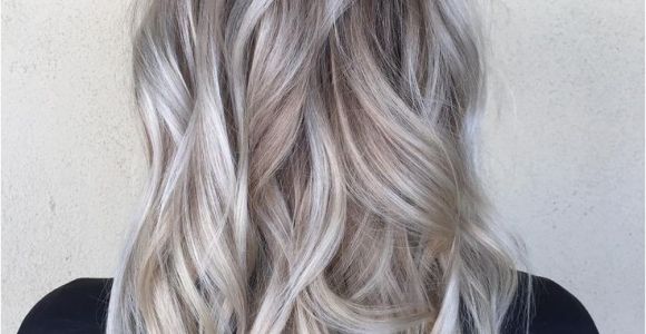 Hairstyles Bleach Blonde Hair Od Dark Hair with Silver Platinum Highlights