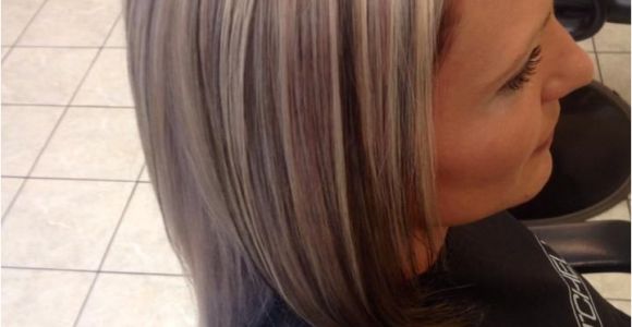 Hairstyles Chunky Highlights Chunky 3 tone Highlight and Lowlight Platinum Blonde Hair with