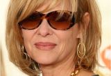 Hairstyles for 60 Year Old Woman with Glasses Kate Capshaw Short Blonde Messy Haircut with Bagns for Women Over 60