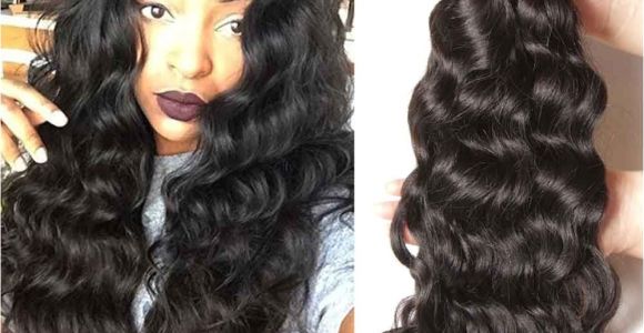 Hairstyles for Black Virgin Hair Nadula Cheap Peruvian Virgin Hair 4 Bundles Natural Wave Thick Wavy