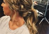 Hairstyles for Homecoming with Braids Prom Hair Ponytail Updo Braid Hair Pinterest