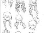 Hairstyles for Long Hair Drawing Draw Realistic Hair Drawing