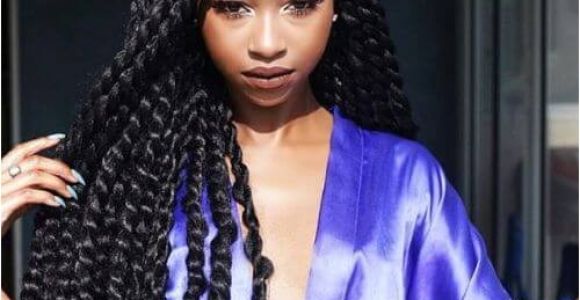 Hairstyles for Long Twist Braids 60 Cool Twist Braids Hairstyles to Try