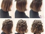 Hairstyles for Short Hair Up to Your Shoulders Quick and Easy Short Hair Styles Bridal Pinterest