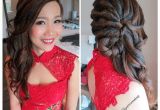 Hairstyles for Wedding Dinner Wedding Dinner Makeup & Hairdo Romantic Curl Twisted