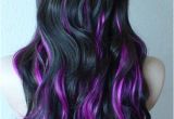 Hairstyles Purple Highlights Purple Highlights for Summer Hair Pinterest