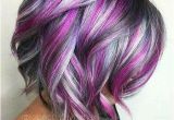 Hairstyles Purple Highlights Short Hairstyles with Highlights Fresh Auburn Hair Color with