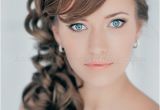 Hairstyles to the Side with Curls for Wedding Wedding Side Hairstyles for Long Hair