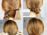 Hairstyles Tutorial App Pigtails One Braided One Ponytail Wrap Brace Around Ponytail