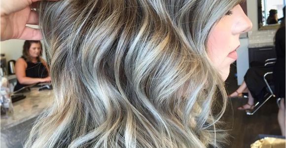 Hairstyles with Gray Highlights 45 Shades Of Grey Silver and White Highlights for Eternal Youth