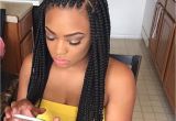 Hairstyles with Jumbo Braiding Hair Box Braids Hair Inspiration Pinterest