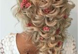 Hairstyles with Romance Curls 25 Romantic Bridal Curls with Roses Styles for 2018