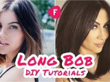 How to Cut Your Own Bob Haircut How to Cut Your Own Hair Long Bob Diy Tutorials