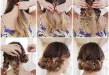 How to Do Easy Hairstyles On Yourself Creative Ideas Diy Easy Braided Updo Hairstyle