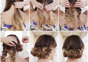 How to Do Easy Updo Hairstyles Yourself Creative Ideas Diy Easy Braided Updo Hairstyle