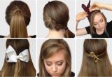 How to Do Quick Easy Hairstyles Step by Step S Of Elegant Bow Hairstyles Hairzstyle