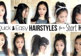 How to Make Easy Hairstyles for Short Hair 10 Quick & Easy Hairstyles for Short Hair How I Style