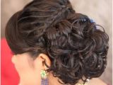 Indian Hairstyles Buns Pictures Braided Bun Hairstyle Make Up