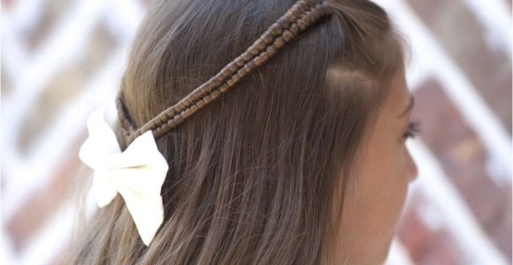 Infinity Braid Hairstyle Infinity Braid Tieback Back to School Hairstyles