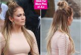 Jennifer Lopez Pin Up Hairstyles Jennifer Lopez S Half Up Half Down Hairstyle Idol — Trend to