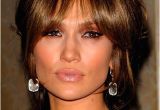 Jlo Bangs Hairstyle Jennifer Lopez In 2019 Hairstyles