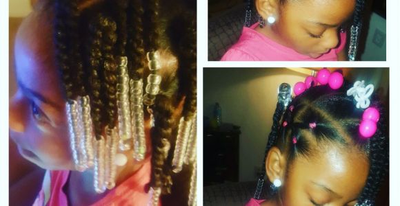 Just for Me Little Girl Hairstyles Simple Hair Styles for Little Black Girls Braids Beads and