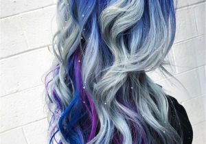 Long Dyed Hairstyles Blue Dye Hairstyles Crazy Hair Colors Unique Crazy Color Unique New