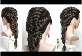 Long Hairstyles with Bangs Youtube Easy Hairstyle with Braid for Long Hair Tutorial