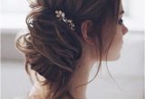 Loose Low Bun Wedding Hairstyles New Stylish Loose Low Bun Wedding Hairstyles 2017 2018