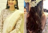 Marriage Hairstyle for Indian Girl Beautiful Modem Way Of Putting Jasmine Flowers In Hair