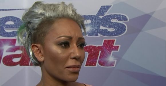 Mel B Hairstyles On America S Got Talent Mel B Storms Off America S Got Talent Set