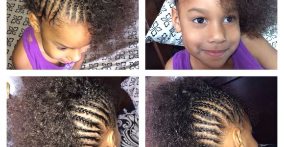 Mixed Girl Hairstyles Braids Cornrows Mixed Girl toddler Halfro Hairstyles