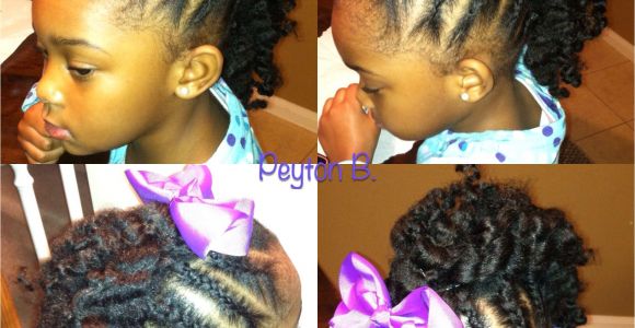 Mohawk Hairstyles for Little Black Girls Braided Mohawk with Braidout In the Middle Natural Hairstyles for