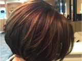 Pictures Of Bob Haircuts with Highlights Inverted Bob Chocolate Brown with Caramel Highlights