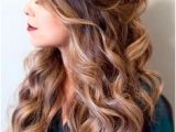 Prom Hairstyles for Long Hair Down 2019 1053 Best Half Up Hair Images In 2019