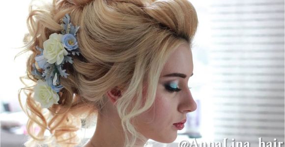 Prom Hairstyles Updo Curls Bridal Updo Wedding Hairstyle Prom Hairstyle Curly Look Long Hair