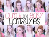 Quick and Easy Hairstyles for Curly Hair for School Quick and Easy Hairstyles for School Step by Step