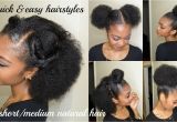 Quick and Easy Hairstyles for Natural Black Hair 5 Quick & Easy Hairstyles for Short Medium Natural Hair