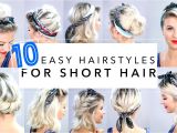 Quick and Easy Hairstyles for Short Thick Hair 10 Easy Hairstyles for Short Hair with Headband